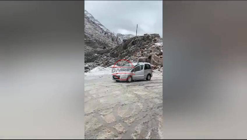 Konya’yı denize bağlayan yolda kar etkili oldu 6